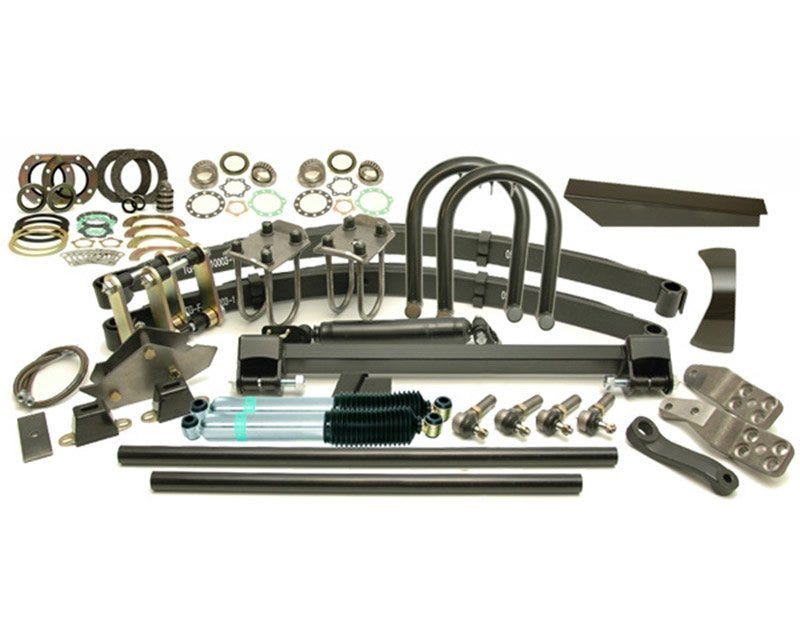 Trail Gear Kit Classic Front Lift 3" Springs 12" Shocks.Lhd 6-Stud Arms Drop Pitman 5.0" Shackle
