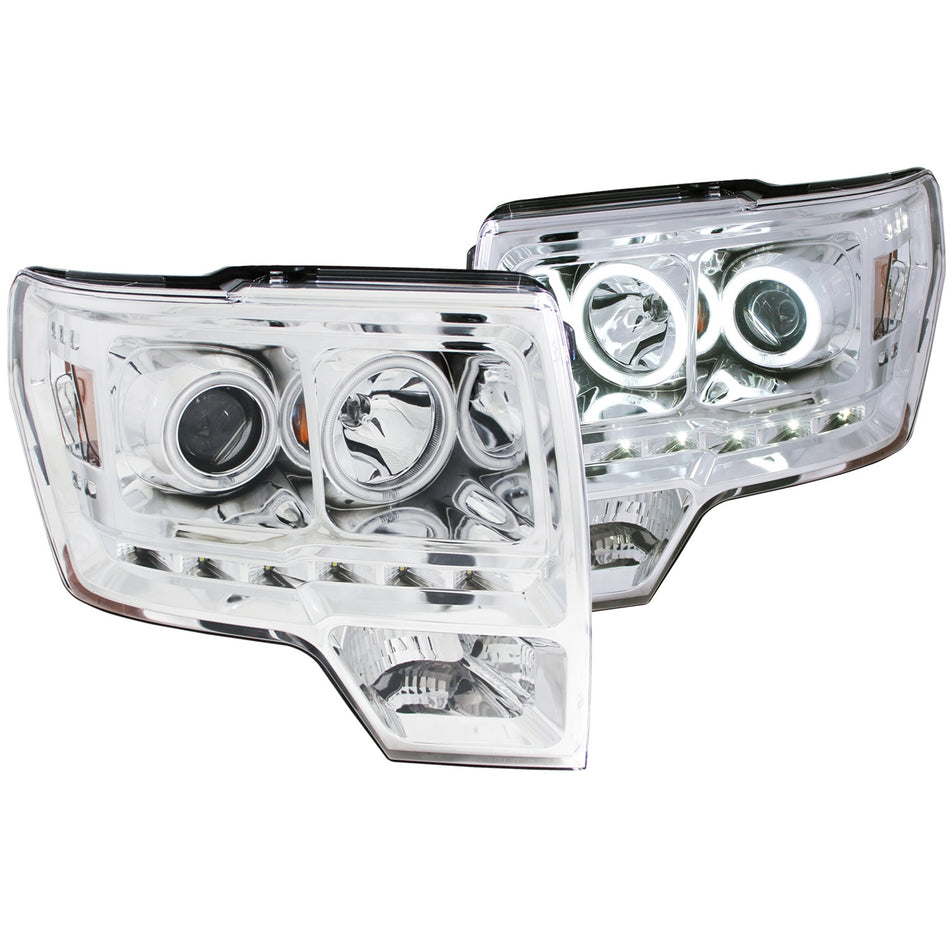 Projector Headlights w  Halo Chrome (SMD LED) G2