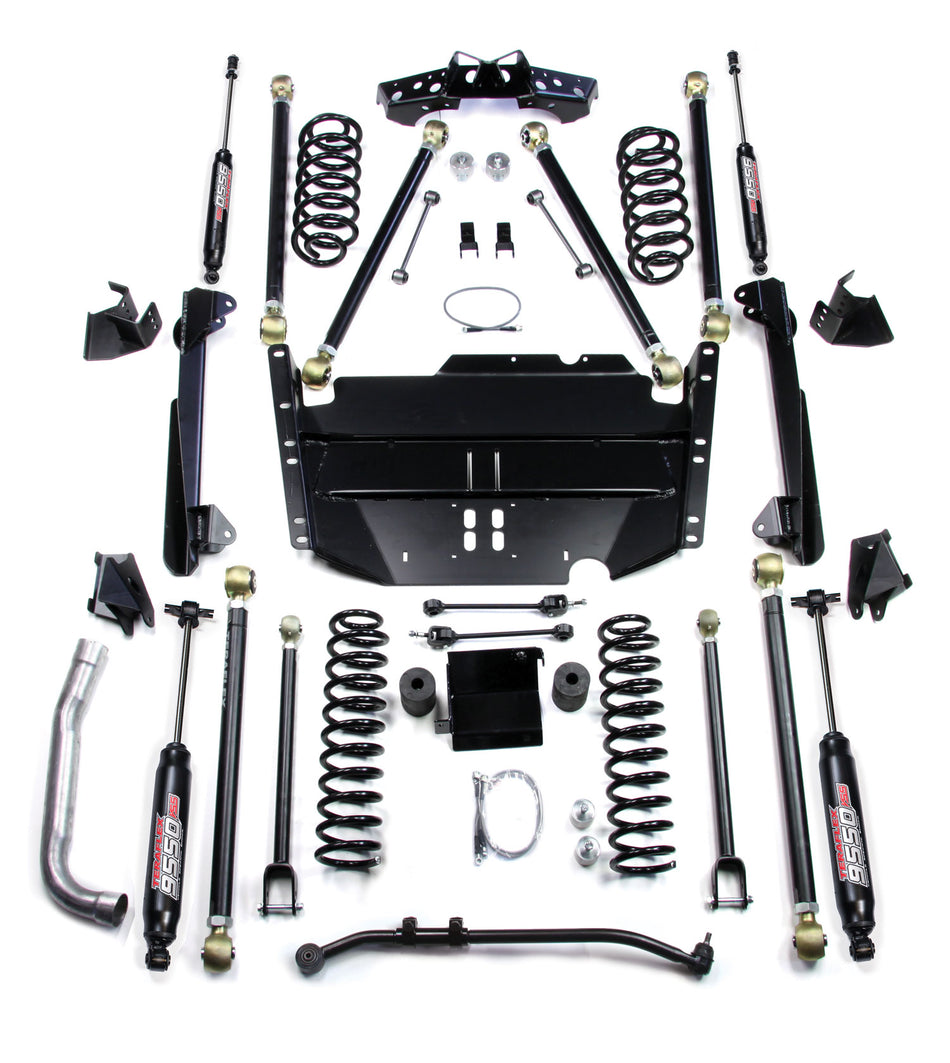 TJ Unlimited 4 Inch Pro LCG Lift Kit W/9550 Shocks 04-06 Wrangler TJ Unlimited TeraFlex