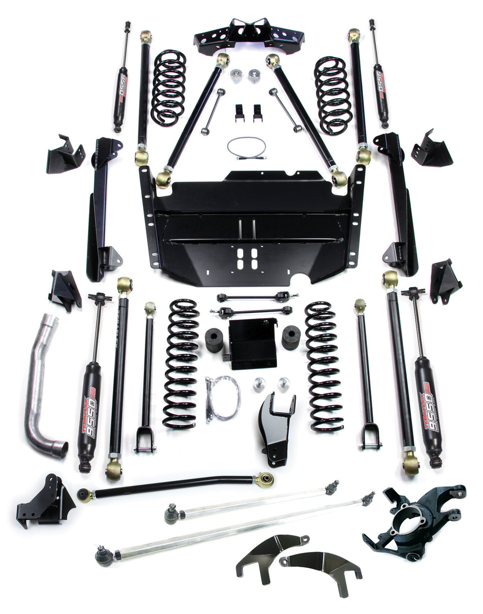 TJ 5 Inch Pro LCG Lift Kit W/High Steer And 9550 Shocks 97-06 Wrangler TJ TeraFlex