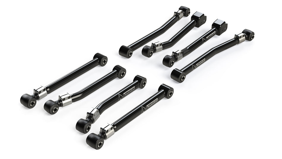 JL/JLU Alpine Flexarm Kit - 8-Arm Adjustable Control Arms (0-4.5IN Lift)