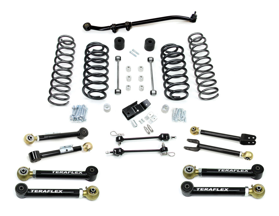 TJ 3 Inch Lift Kit W/8 FlexArms And Trackbar 97-06 Wrangler TJ TeraFlex