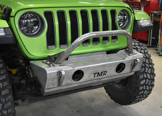 TMR Jeep Wrangler JL & JT GLADIATOR Front Bumper With Flat Tube - Offroad Outfitters