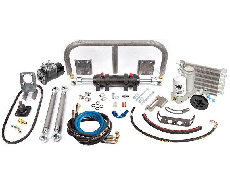 Trail Gear Full Hydraulic Steering Kit for V6 3.4L 1st Gen Tacoma - 2.25" Bore X 8" Stroke Ram