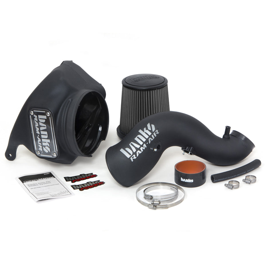 Ram-Air Intake System With Big-Ass Filter - 2013-2018 Ram Cummins 6.7 Dry