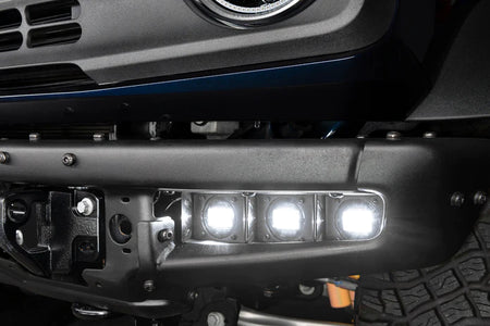ORACLE LIGHTING 2021-2024 FORD BRONCO TRIPLE LED FOG LIGHT KIT FOR STEEL BUMPER - Offroad Outfitters