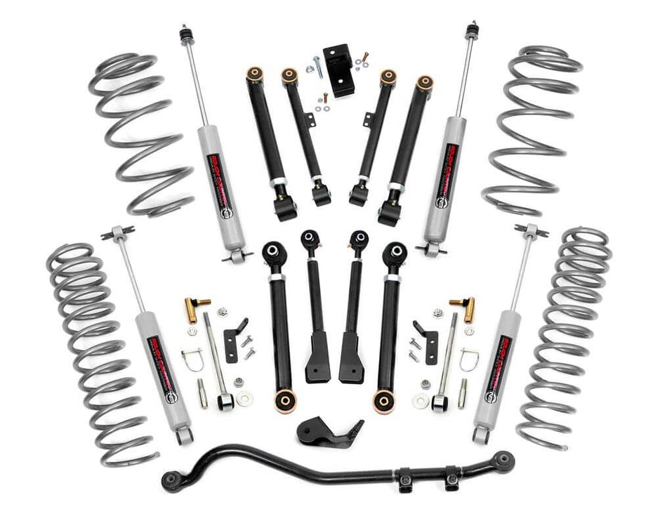 1x 1612XBOX1 1x 11910 1x 11920 1x 1044 1x 1653BOX1 2.5 Inch Lift Kit   X-Series   Jeep Wrangler TJ 4WD (1997-2006)