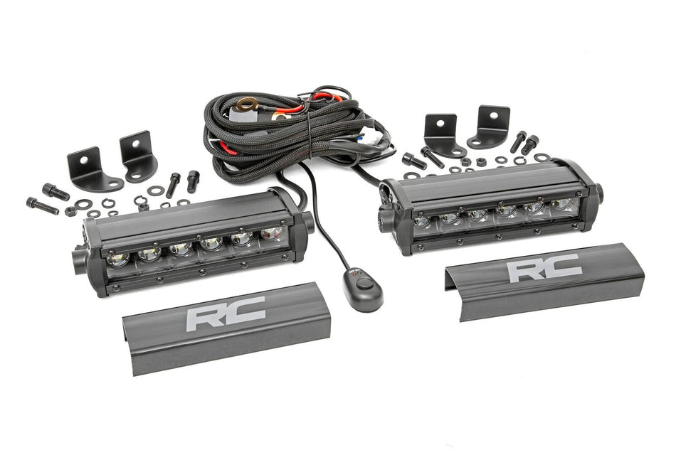 6-inch Cree LED Light Bars (Pair  Black Series)