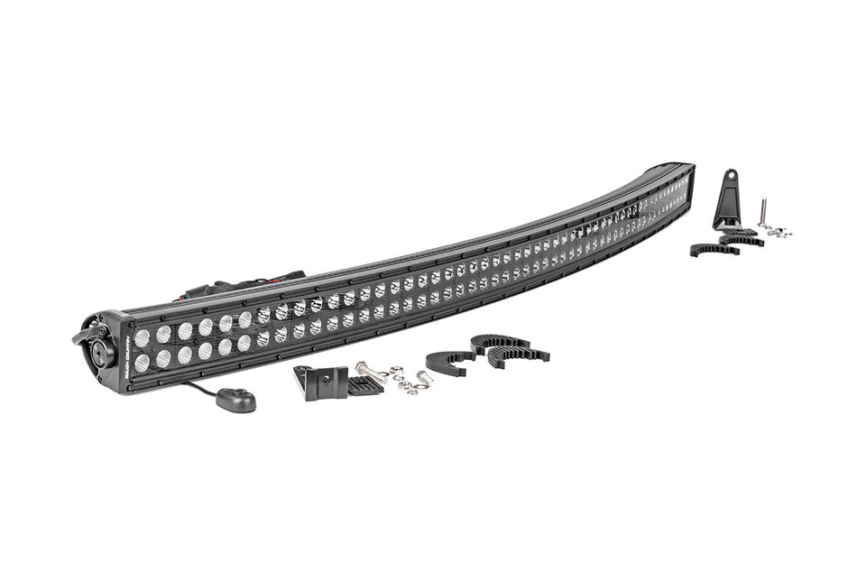 50-inch Curved Cree LED Light Bar - (Dual Row   Black Series)