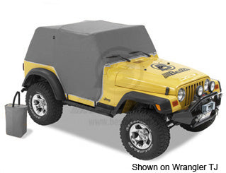 All-weather Trail Cover Charcoal/Gray Jeep 92-95 Wrangler;