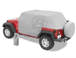 All-weather Trail Cover Charcoal/Gray Jeep 07-17 Wrangler Unlimited