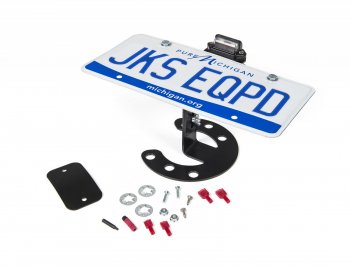 JK/TJ/YJ Spare Tire License Plate Mount