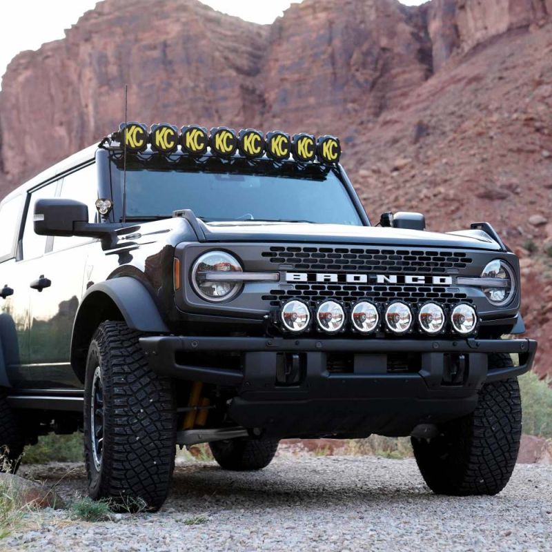 KC Gravity® LED Pro6 - 39" Light Bar Kit - for 21+ Ford Bronco Front Bumper - Offroad Outfitters