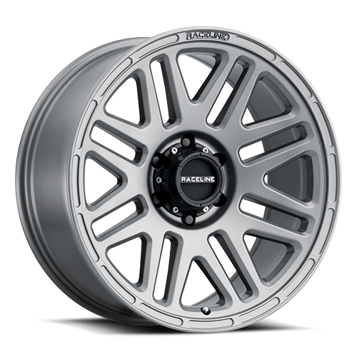 Aluminum Wheels 20x9 Outlander 944GS Greystone Gray -12 Offset 6 on 139.7 Bolt Pattern 106.1 Bore Raceline