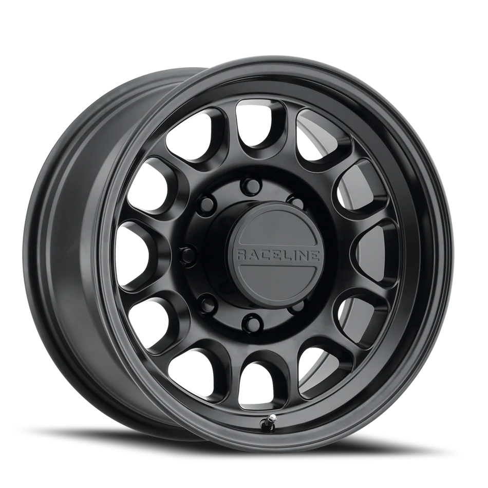 Aluminum Wheels 20x9 Rogue 958B Satin Black 0 Offset 8 on 170 Bolt Pattern 130.81 Bore Raceline