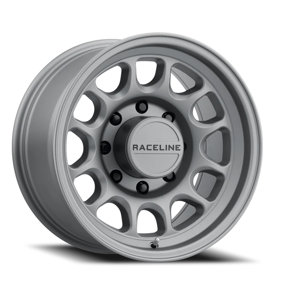 Aluminum Wheels 18x9 Rogue 958T Titanium Gray 18 Offset 8 on 165.1 Bolt Pattern 130.81 Bore Raceline