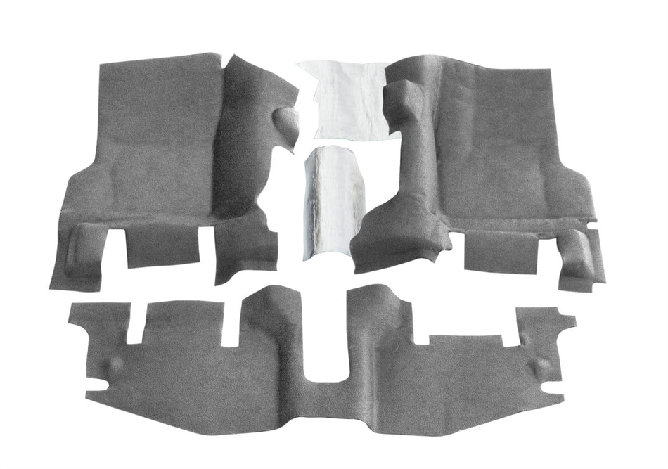 JEEP BEDTRED 97-06 JEEP WRANGLER TJ/LJ FRONT 3PC FLOOR KIT (WITH CENTER CONSOLE) - INCLUDES HEAT SHIELDS