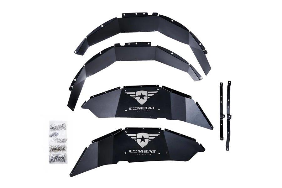 Jeep JL/JLU Battle Ready Aluminum Inner Fender Kit - Rear