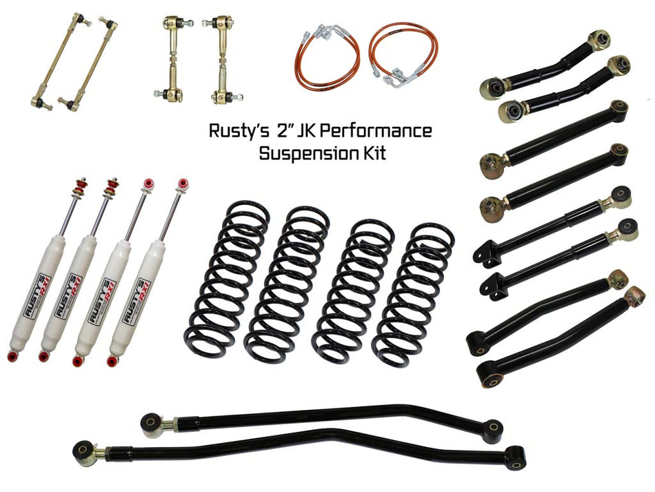 Rusty's JK Wrangler 2" Performance Kit