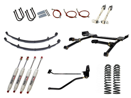 Rusty's XJ Cherokee 4.5" Long Travel Kit - Radius Arm - RX100 Shocks