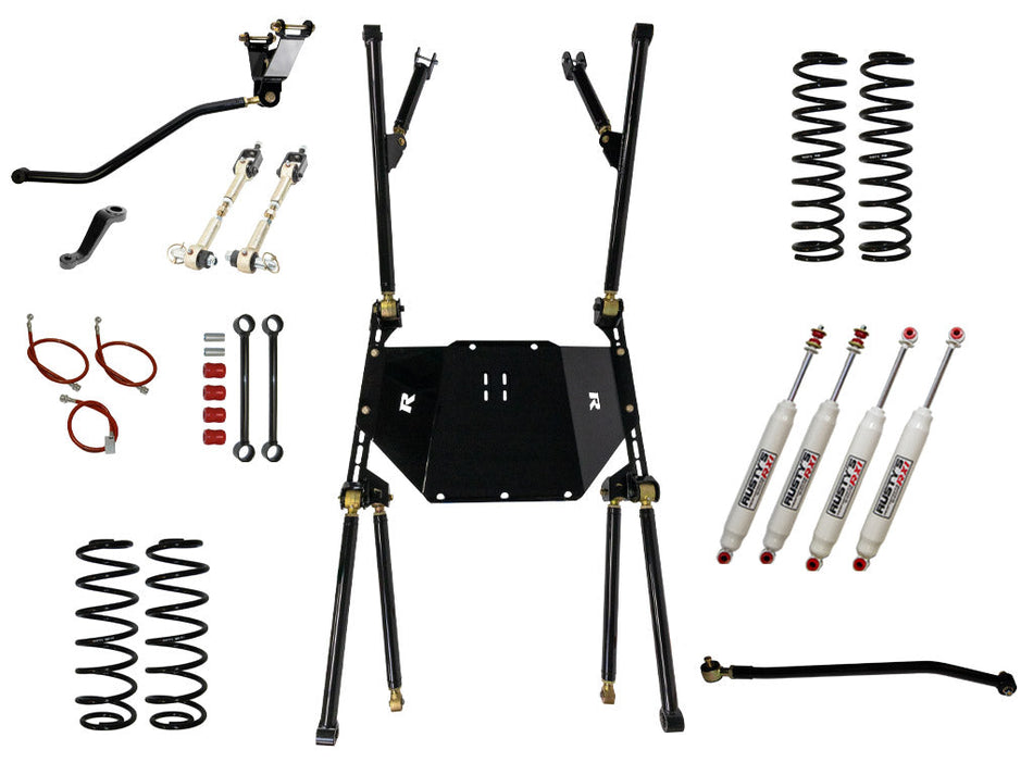 Rusty's TJ Wrangler 4.5" Long Travel Kit