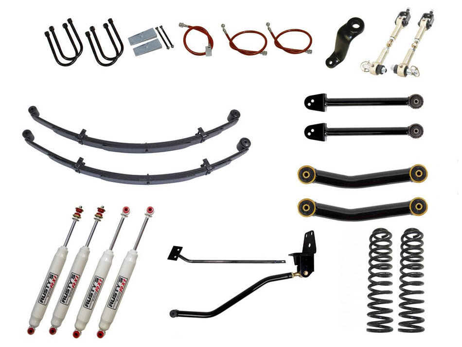 Rusty's XJ Cherokee 6.5" Spring Pack Kit