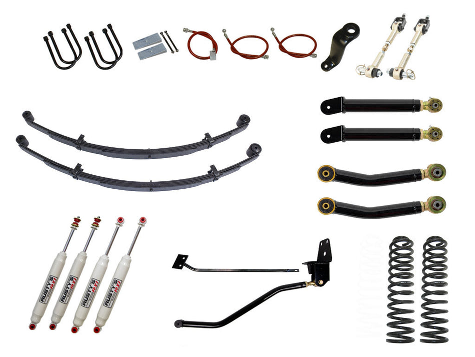 Rusty's XJ Cherokee 6.5" Spring Pack Kit