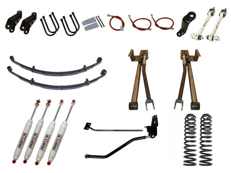 Rusty's XJ Cherokee 8" Long Travel Kit - Comp 4 Link - RX100 Shocks