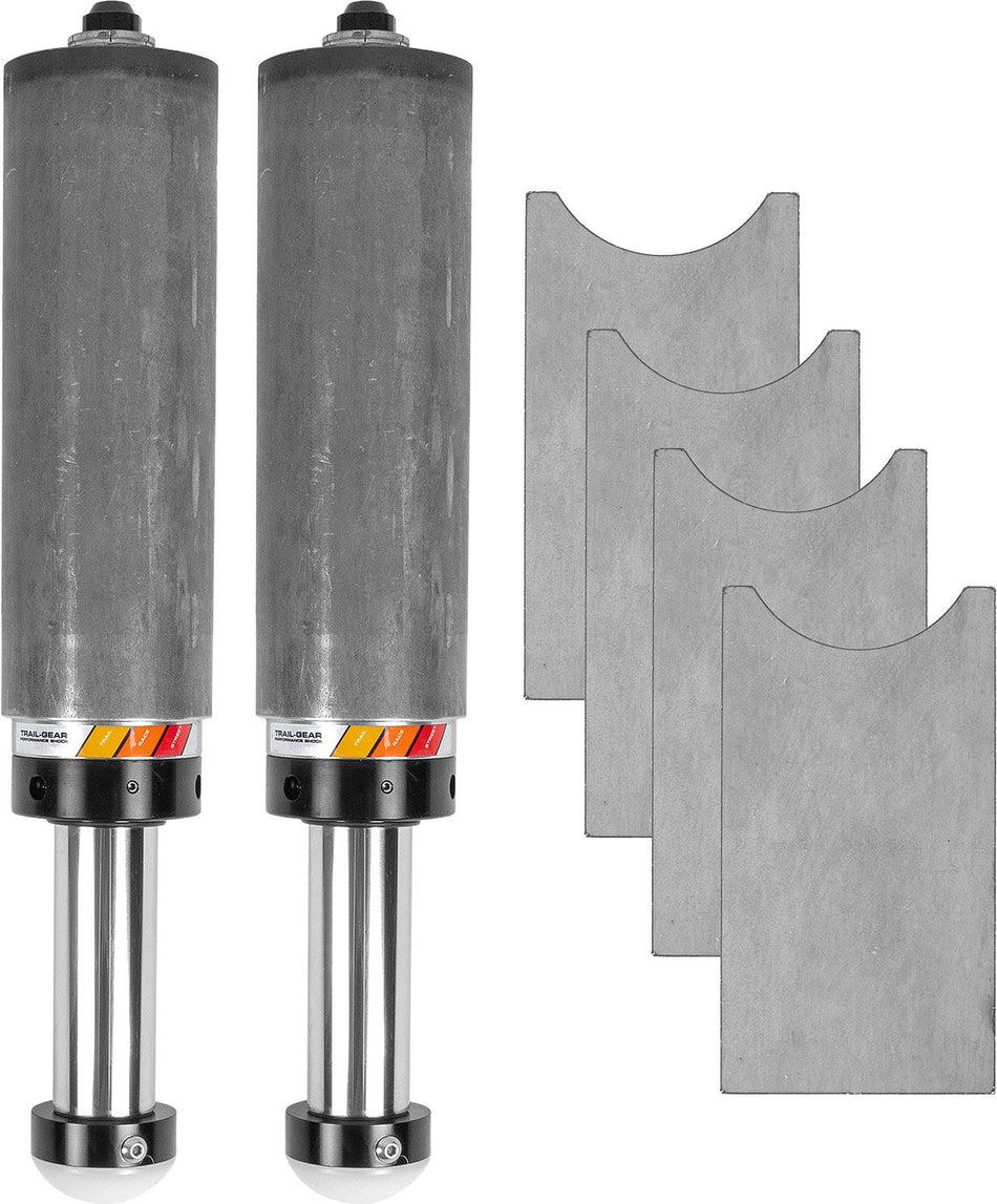 Trail Gear Trail-Gear Performance 2.5” Smooth Body Pin Top Bump Stop Sets - 4" Stroke