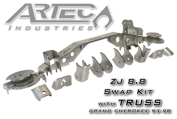 ZJ 8.8 Swap Kit W/Truss 93-98 Jeep Grand Cherokee Artec Industries