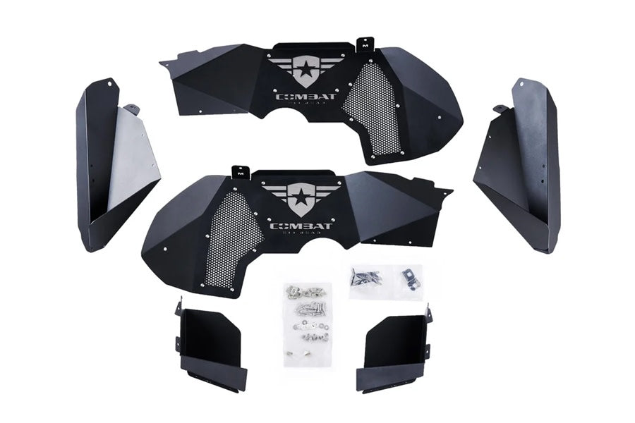 Jeep JL/JLU Battle Ready Aluminum Inner Fender Kit - Front