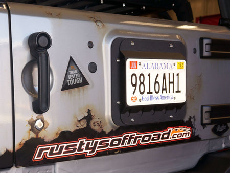 Rusty's Off Road Products - Rusty's License Plate Relocation Mount - JK