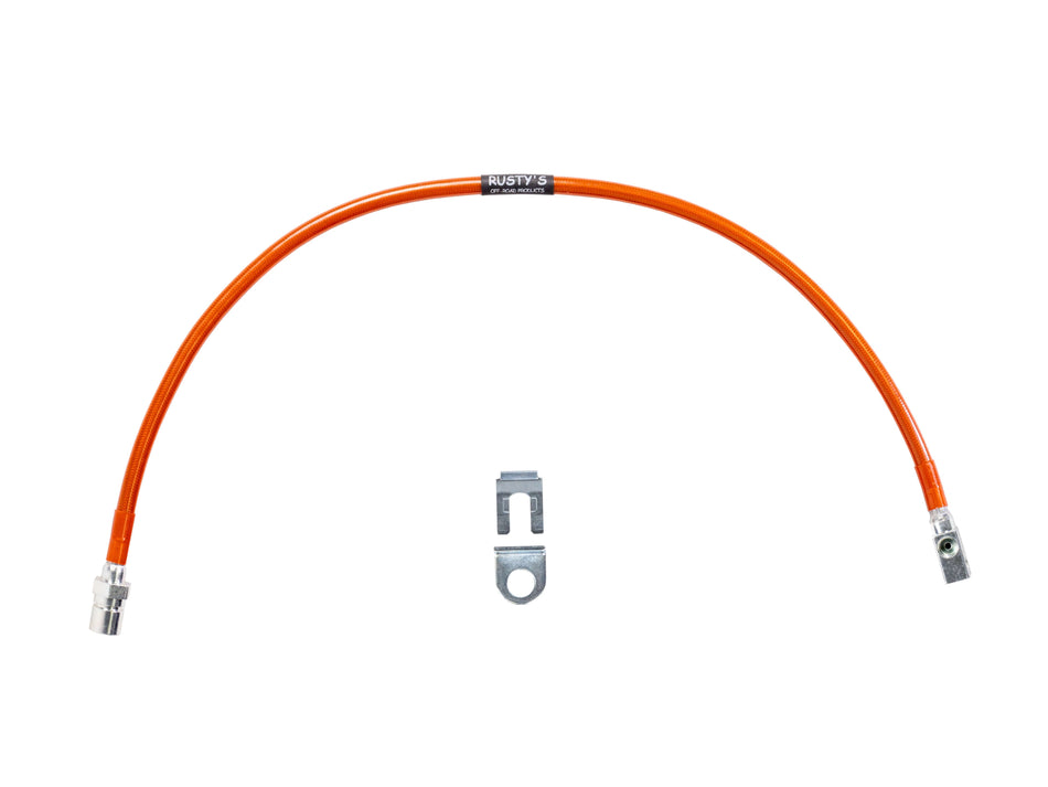 Rusty's Off Road Products - Rusty's Brake Hoses - Stainless Steel - Rear - 1/4"