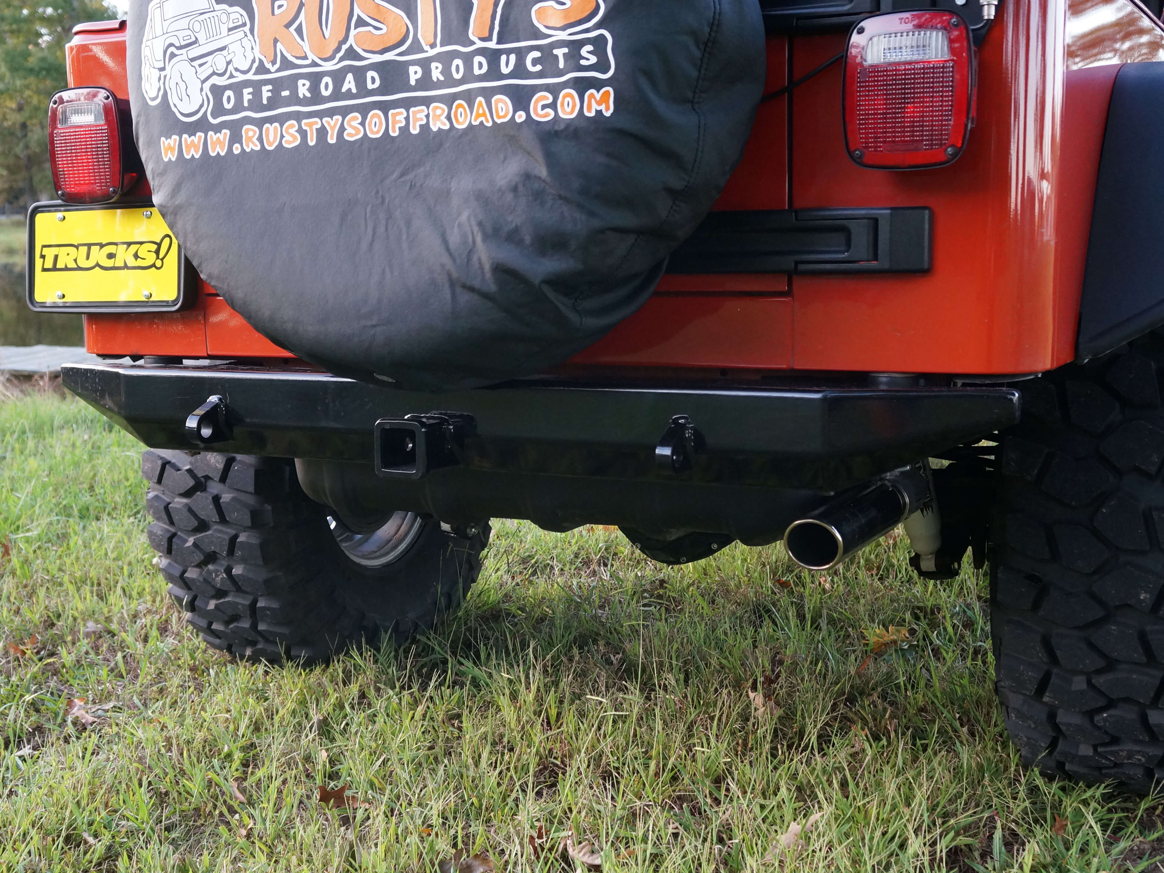 Rusty's Off Road Products - Rusty's Bumper - Trail - Rear - YJ Wrangler / TJ - LJ Wranglers - Unlimited