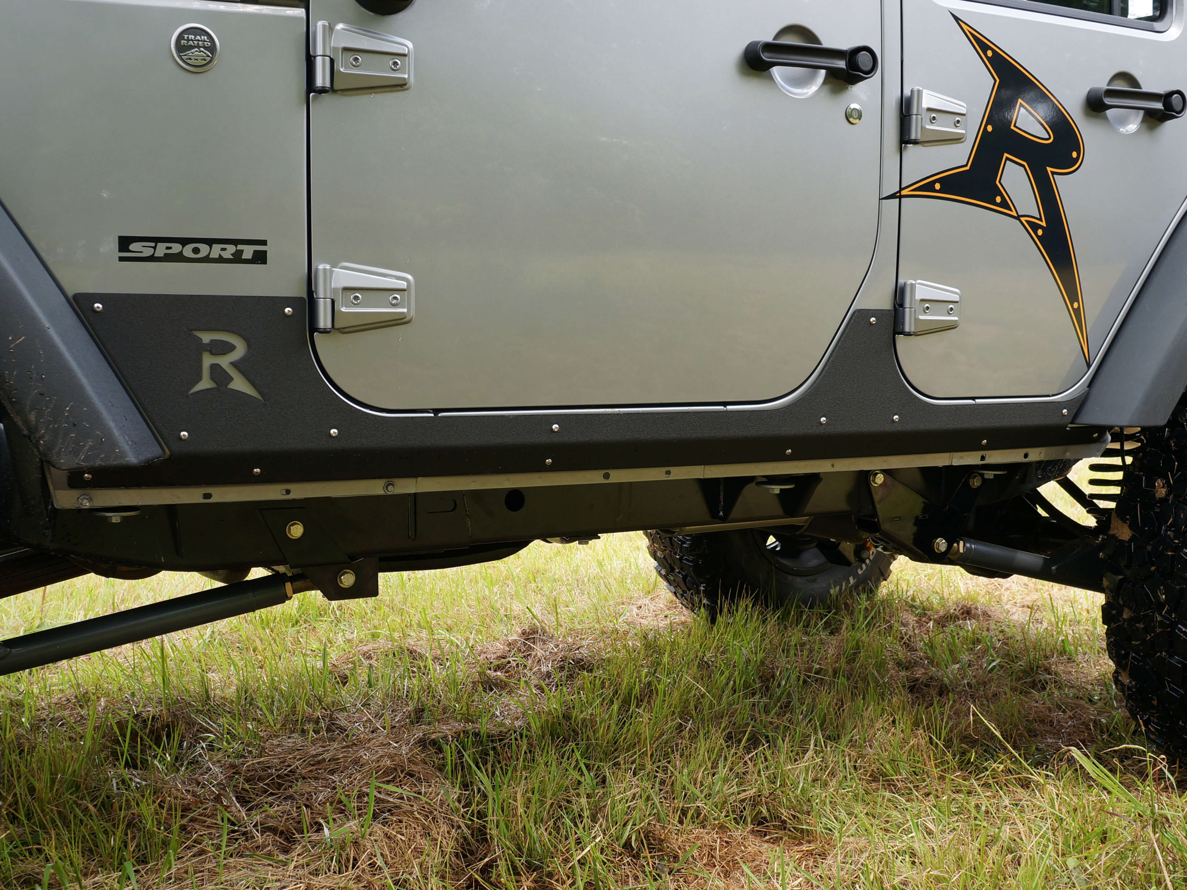 Rusty's Off Road Products - Rusty's JK Rocker Sliders - 4-Door - 07-18