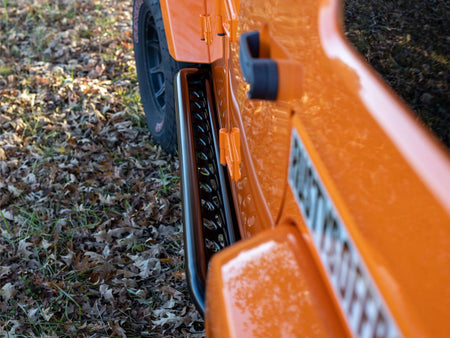 Rusty's Off Road Products - Rusty's Rocker Armor with Skid Kicker Tube - '07-'18 JK Wrangler 4-Door