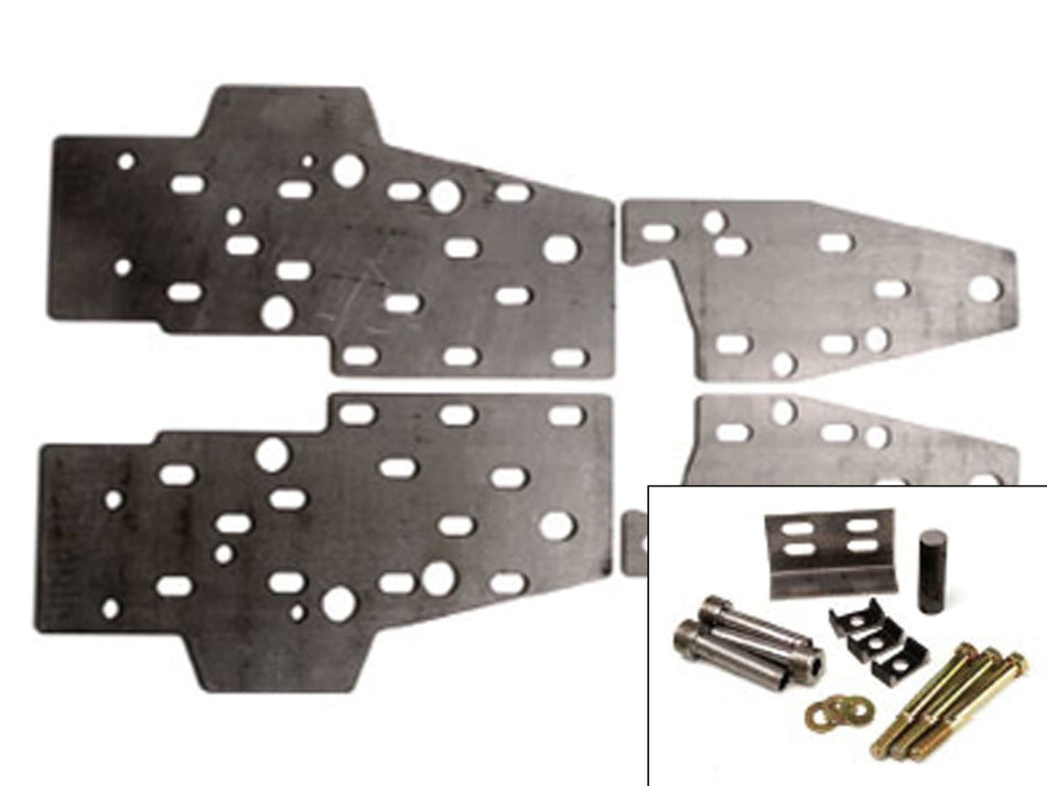 Rusty's Off Road Products - Rusty's Steering Box Frame Plates - XJ Cherokee - Drivers & Passenger