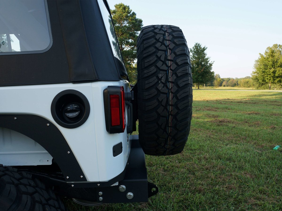 Rusty's Off Road Products - Rusty's Tire Carrier - 2007-2018 JK Wrangler