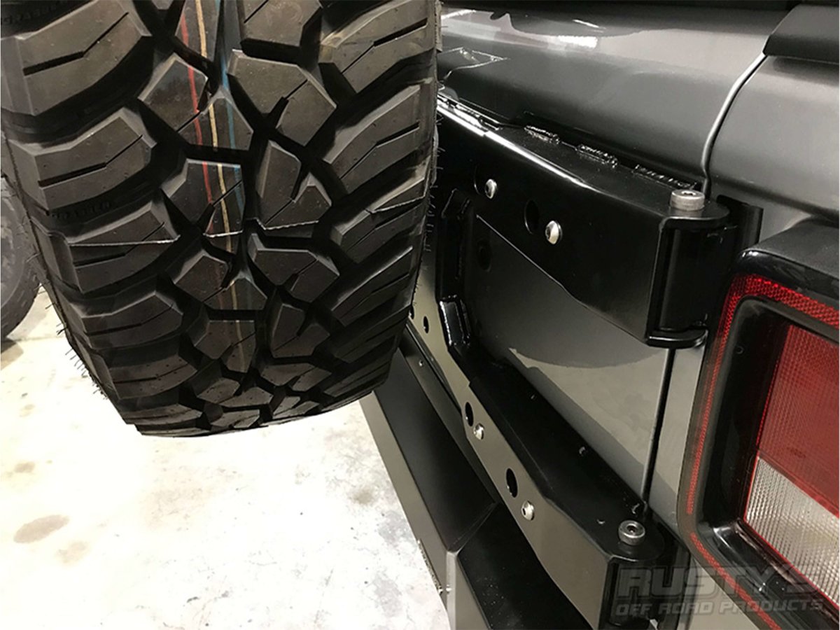 Rusty's Off Road Products - Rusty's Tire Carrier - 2018 and Later JL Wrangler