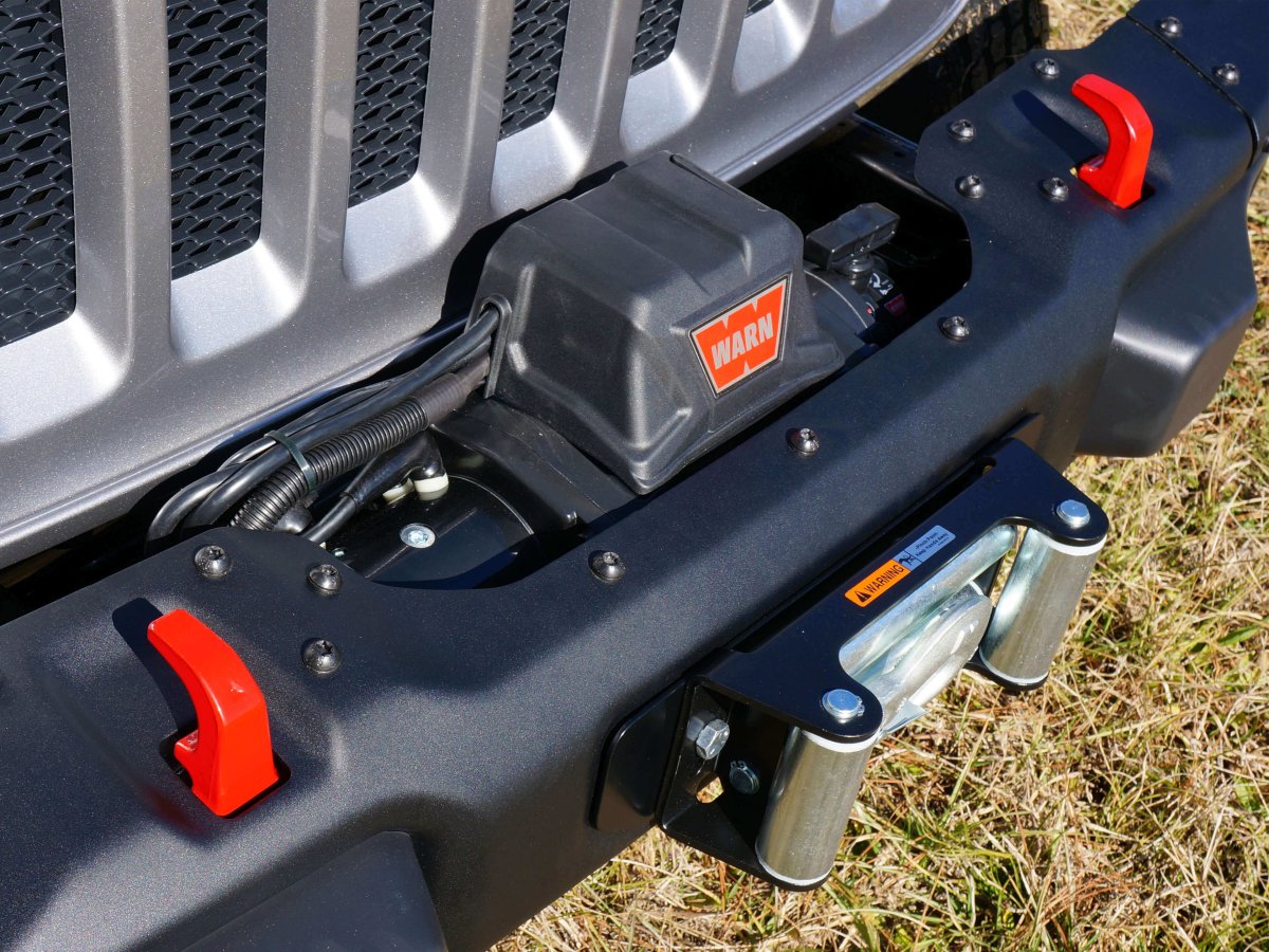 Rusty's Off Road Products - Rusty's Winch Mount - 2018+ JL Wrangler / 2020+ JT Gladiator