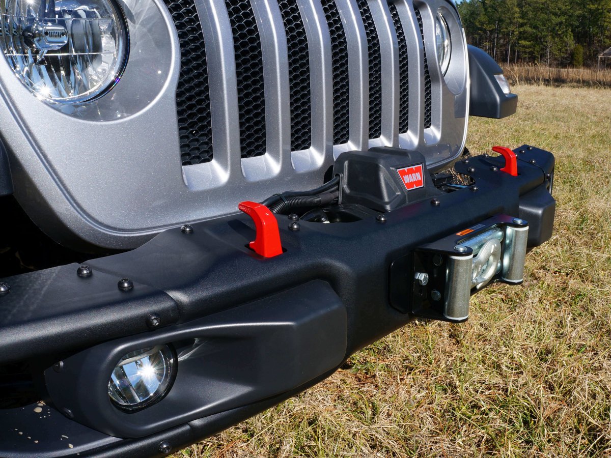 Rusty's Off Road Products - Rusty's Winch Mount - 2018+ JL Wrangler / 2020+ JT Gladiator