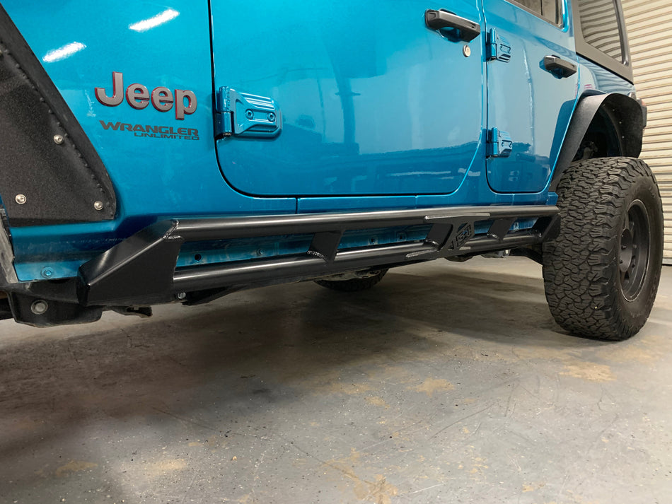 Jeep JLU Ultimate Rock Sliders (Chassis Mounted)