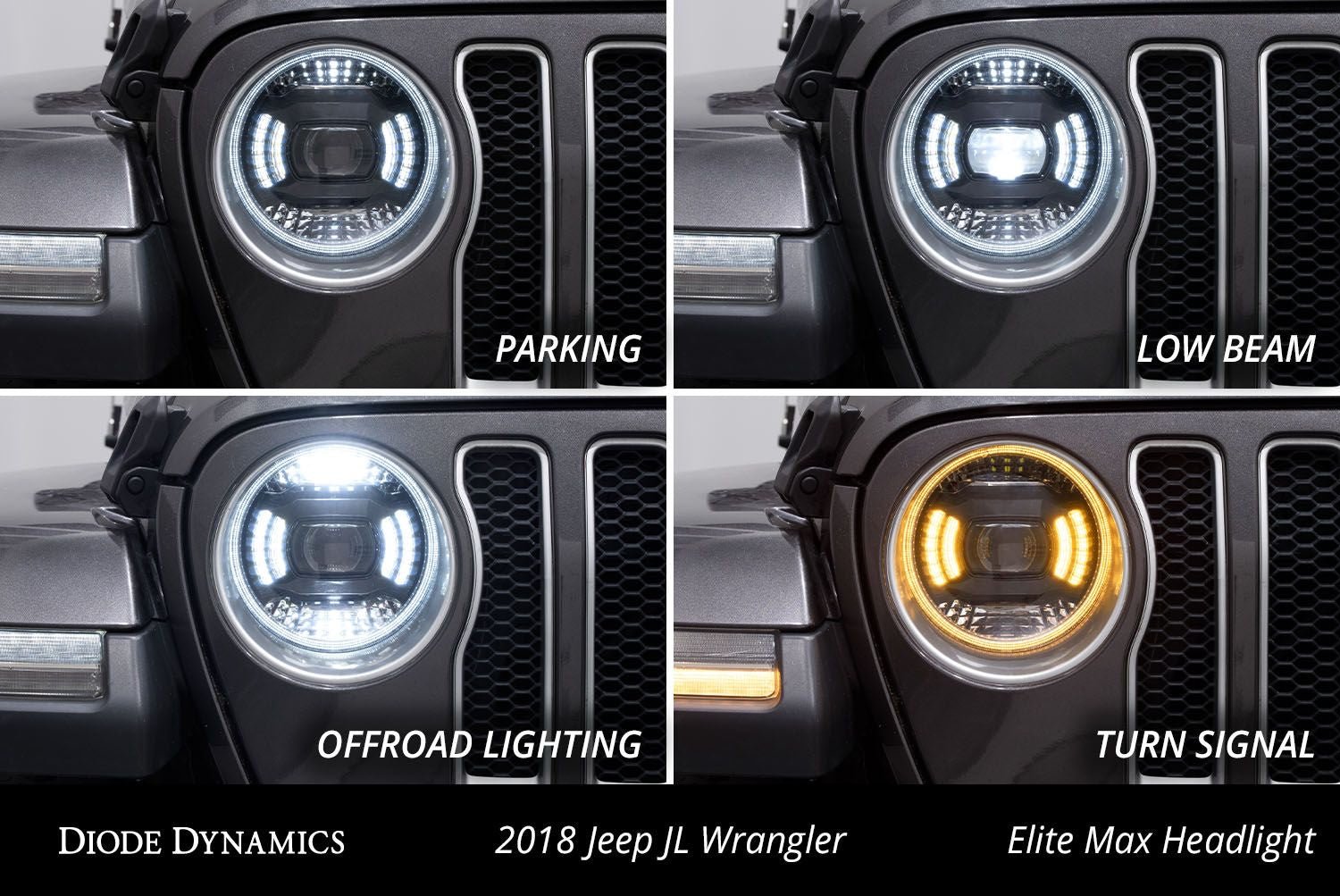 Elite Led Headlights For 2018+ JL 20+ JT - Offroad Outfitters