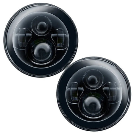 ORACLE LIGHTING 7" HIGH POWERED LED HEADLIGHTS (PAIR) - BLACK BEZEL - Offroad Outfitters