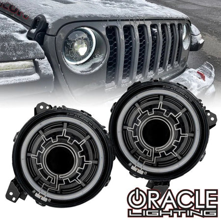 ORACLE LIGHTING OCULUS™ BI-LED PROJECTOR HEADLIGHTS FOR JEEP WRANGLER JL/GLADIATOR JT- HEATED LENS - Offroad Outfitters