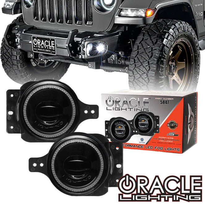 ORACLE LIGHTING JEEP WRANGLER JL & GLADIATOR JT SPORT HIGH PERFORMANCE 20W LED FOG LIGHTS - Offroad Outfitters