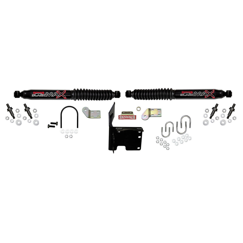 Steering Stabilizer Dual Kit Black Dual Kit 13-18 Ram 3500 14-18 Ram 2500 Skyjacker