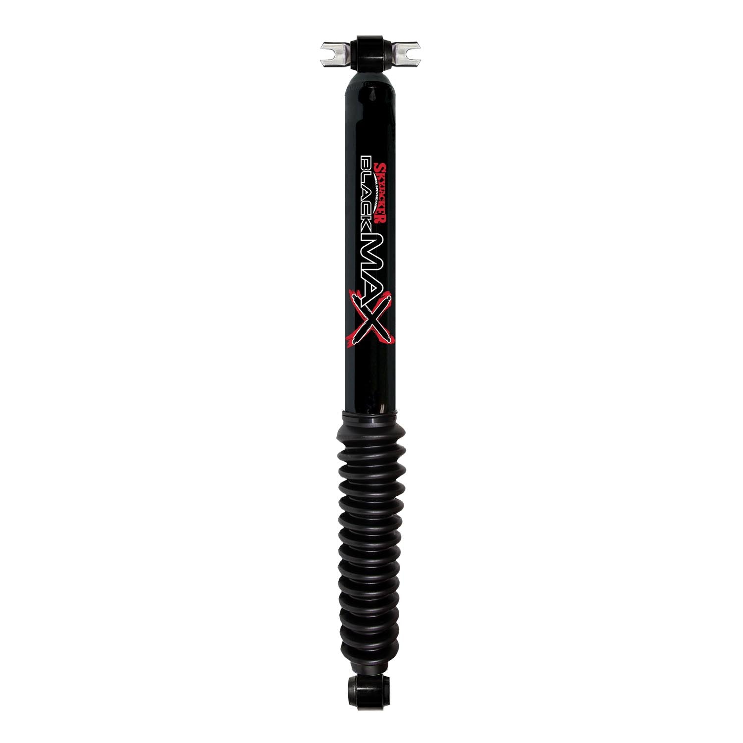 Black MAX Shock Absorber w/Black Boot 22.58 Inch Extended 13.71 Inch Collapsed 84-01 Jeep Cherokee 97-06 Jeep Wrangler 97-06 Jeep TJ Skyjacker