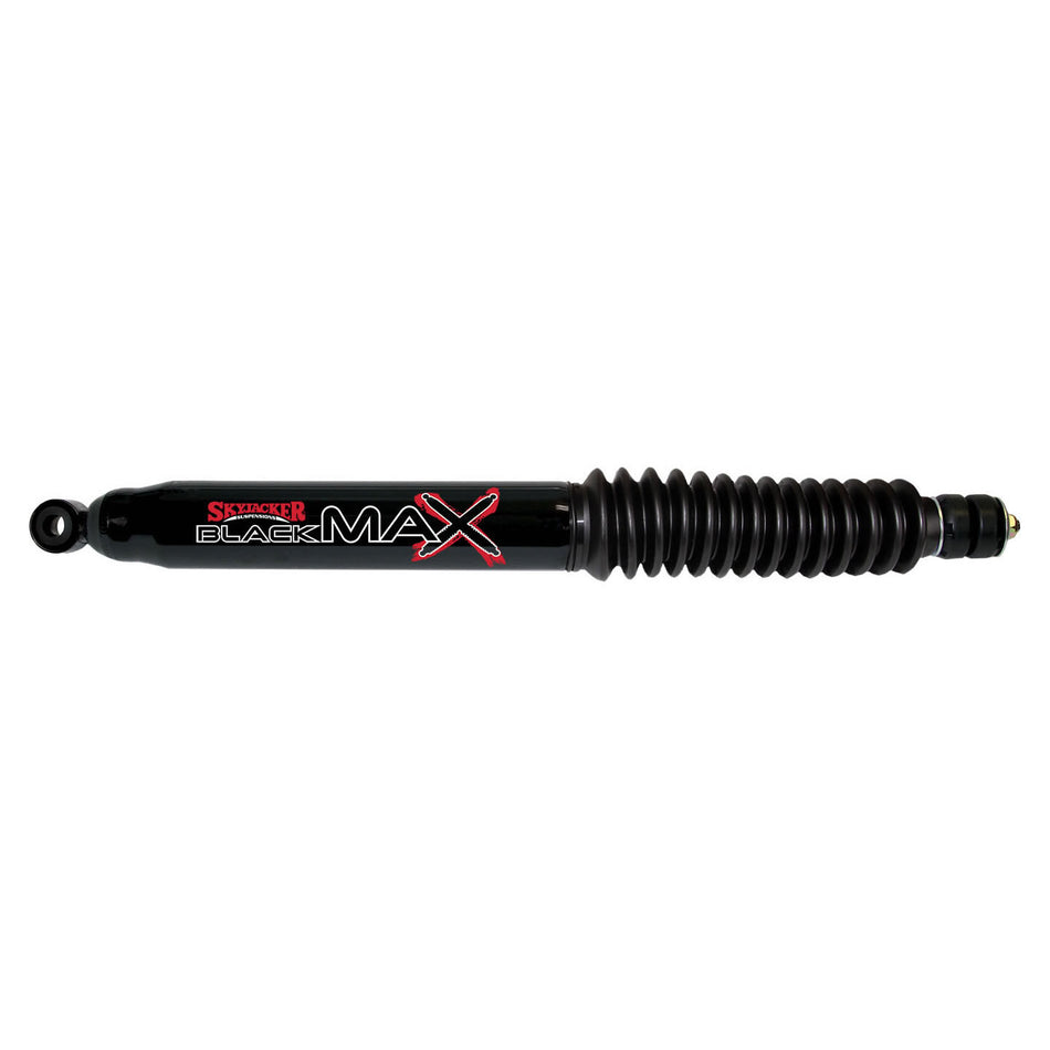 Black MAX Shock Absorber w/Black Boot 26.65 Inch Extended 15.87 Inch Collapsed 94-01 Dodge RAM 1500 05-18 Ford F-350 Super Duty 05-18 Ford F-250 Super Duty 14-18 Ram 2500 18 Ram 3500 Skyjacker