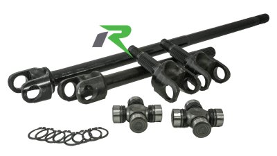 Discovery Series TJ/YJ/XJ/WJ Dana 30 4340 Chromoly Front Axle Kit Revolution Gear - Offroad Outfitters